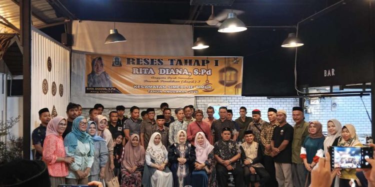 Reses Tahap I 2026 Anggota DPRK Rita Diana, Diisi Dengan Penyantunan Anak Yatim