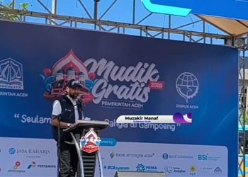 Mualem Lepas Rombongan Pemudik Gratis Pemerintah Aceh
