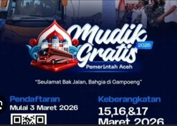 Pemerintah Aceh Sediakan Mudik Gratis, Pendaftaran Mulai 3 Maret