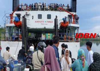 Arus Balik Penyebrangan Simeulue Lancar, Meski Penumpang Membludak