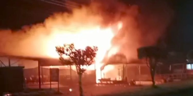 Kebakaran Kembali Terjadi Di Simeulue, Satu Ruko Dilalap Api