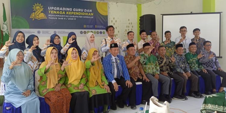 Muhammadiyah Simeulue Sukses Gelar Upgrading GTK