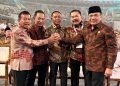 Lima Pimpinan Lembaga Negara Kompak Hadiri Puncak Harkopnas 2026