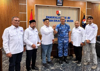 SMSI Aceh Besar dan Lanud SIM Sepakat Perkuat Sinergi Kolaborasi