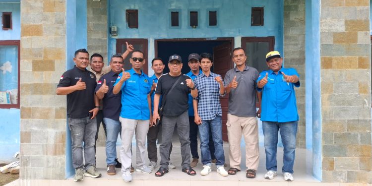 Ketua PWI Aceh Nasir Nurdin Tinjau Kantor PWI Simeulue  