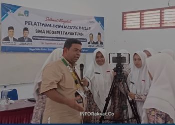 SMSI Aceh Selatan Beri Pelatihan Dasar Jurnalistik Siswa SMAN 1 Tapak Tuan